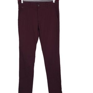 Zara Man Burgundy Basic Collection Men's Chinos SIze 32